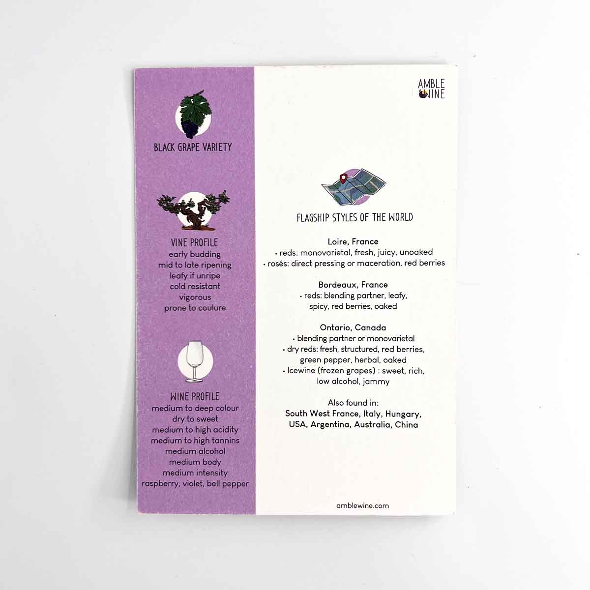 Grape Variety Flashcards by Amble Wine - Image 5